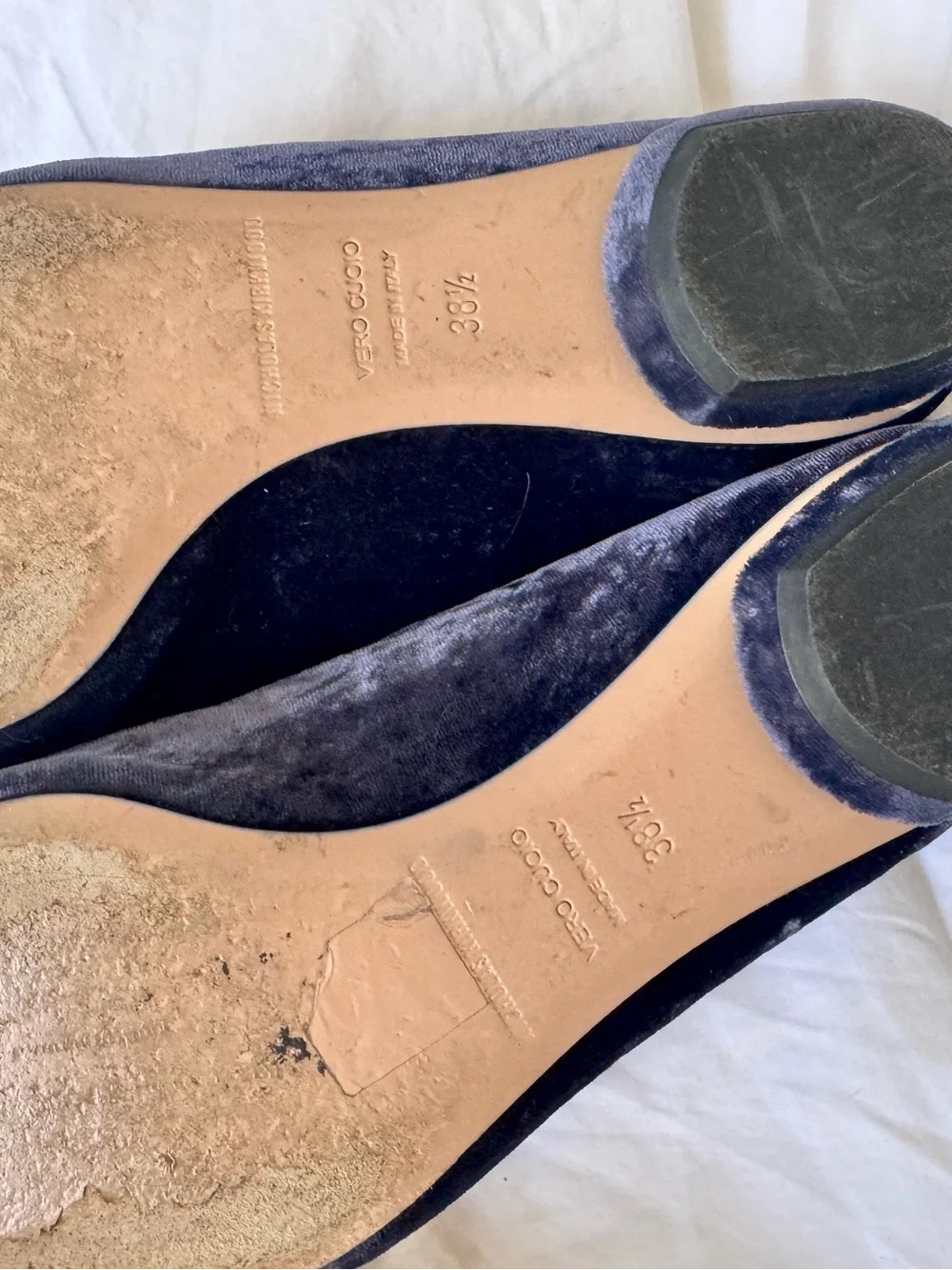 Nicholas Kirkwood Beya loafers in purple blue velvet. Size 38.5 EUC $595 retail